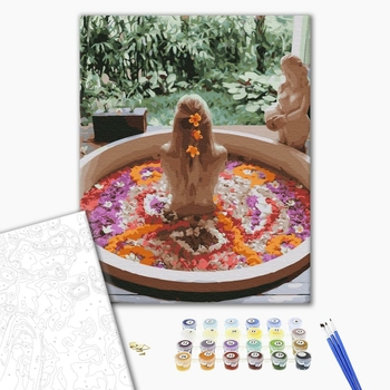 Картина по номерам Люди на картинах - СПА день на Бали