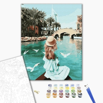 Картина по номерам Авторські колекції - Прогулянка на човні