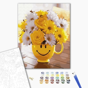 Картина по номерам Квіти - Букетик щастя