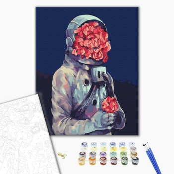 Картина по номерам Космос - Подарунок з космосу