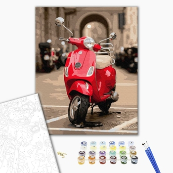 Картина по номерам Кораблі, автомобілі та літаки - З вітерцем по місту