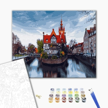 Картина по номерам Авторські колекції - Будиночок на острові