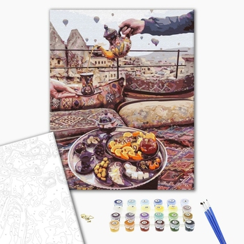 Картина по номерам Города - Турецька кава