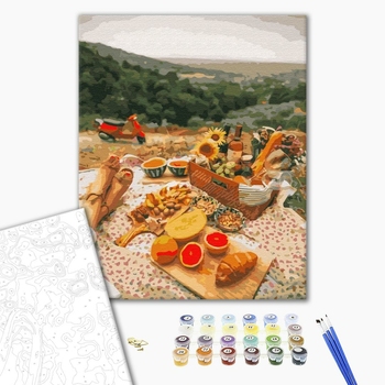 Картина по номерам Пейзажі - Пикник в Провансе