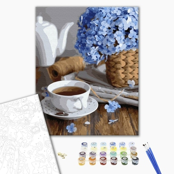 Картина по номерам Квіти - Чашечка весни