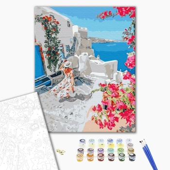 Картина по номерам Авторські колекції - Квітуча Греція