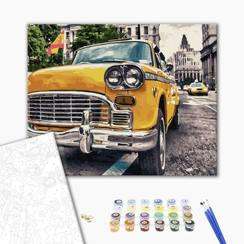 Картина по номерам Города - Ретро на вулицях Іспанії