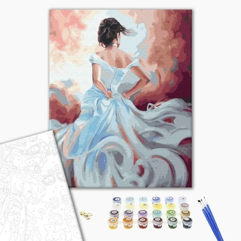 Картина по номерам Люди на картинах - Дама вітрів