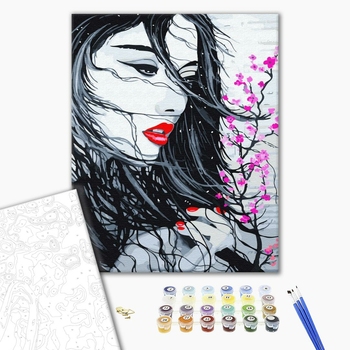 Картина по номерам Люди на картинах - Дівчина з надією