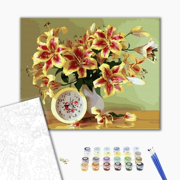 Картина по номерам Квіти - Час дарувати квіти