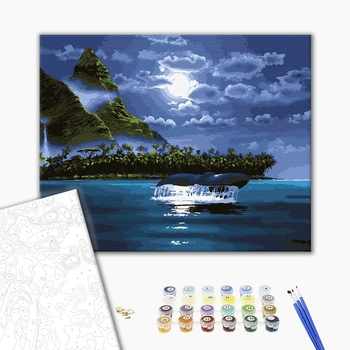 Картина по номерам Природа - Місячна ніч