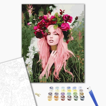 Картина по номерам Авторські колекції - Дівчина весна