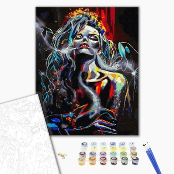 Картина по номерам Поп Арт - Яскрава душа
