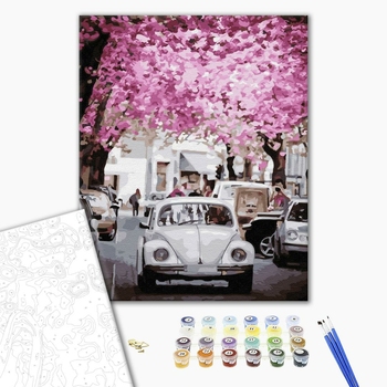 Картина по номерам Города - В місті весна