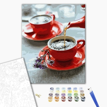 Картина по номерам Натюрморти - Чаювання