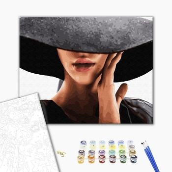 Картина по номерам Люди на картинах - Дама з секретом