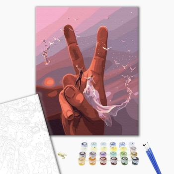 Картина по номерам Люди на картинах - Рука долі