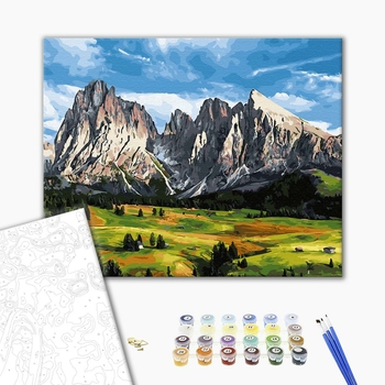 Картина по номерам Пейзажі - Гори