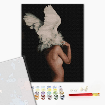 Картина по номерам Преміум картини - Абстракция в крыльях