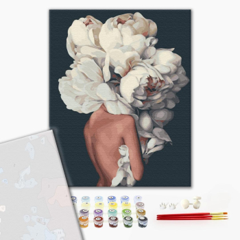 Картина по номерам Преміум картини - Женственные пионы