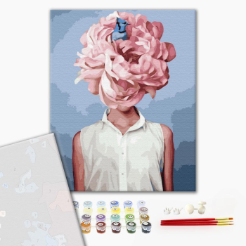Картина по номерам Преміум картини - Бабочки в моей голове