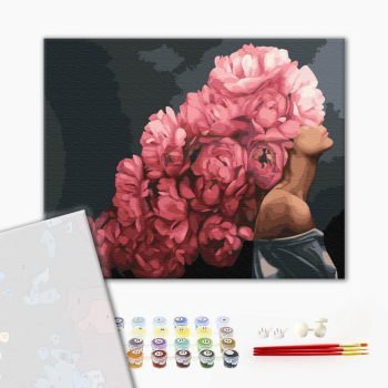 Картина по номерам Преміум картини - Розовые мысли