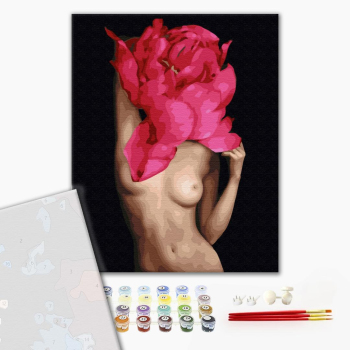 Картина по номерам Преміум картини - Распустившийся цветок