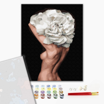 Картина по номерам Преміум картини - Искусный цветок