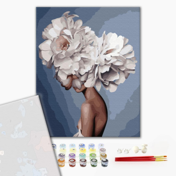 Картина по номерам Преміум картини - Витончений піон