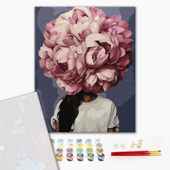 Картина по номерам Преміум картини - Пионы - мое всё