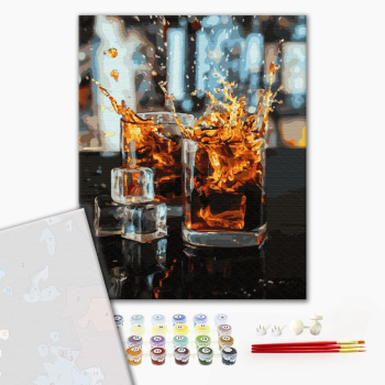 Картина по номерам Преміум картини - Віскі для друзів