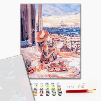 Картина по номерам Преміум картини - Лучший закат в её жизни