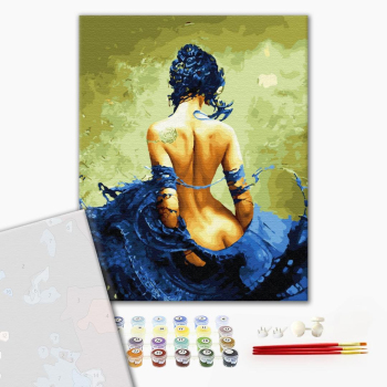 Картина по номерам Преміум картини - Фея воды