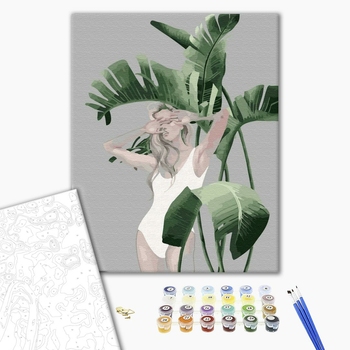 Картина по номерам Авторські колекції - Листя Амазонки