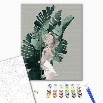 Картина по номерам Авторські колекції - Листя Балі