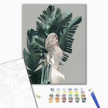 Картина по номерам Авторські колекції - Листя Бора-Бора