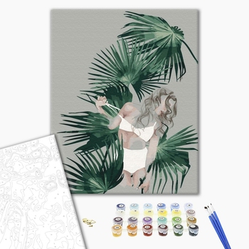 Картина по номерам Авторські колекції - Листя Мальдів