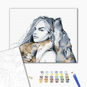 Картина по номерам Авторські колекції - Улюблена пані