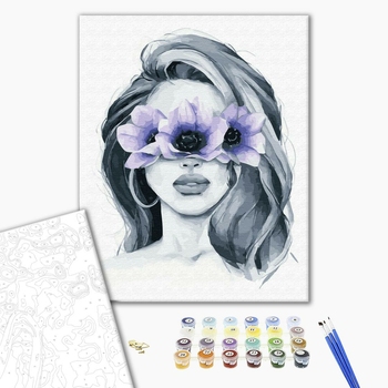 Картина по номерам Авторські колекції - Волошкові очі