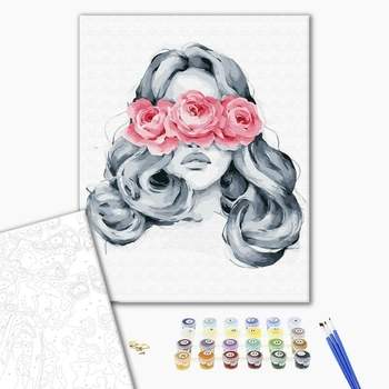 Картина по номерам Авторські колекції - Рожевий погляд