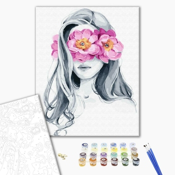 Картина по номерам Авторські колекції - Квітковий погляд