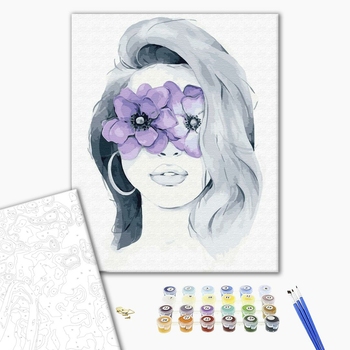 Картина по номерам Авторські колекції - Фіалковий погляд