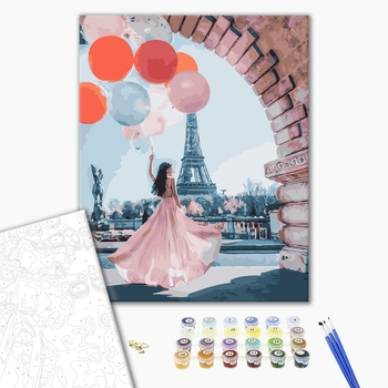 Картина по номерам Авторські колекції - Принцеса і кулі