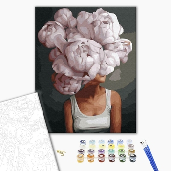 Картина по номерам Авторські колекції - Безліч півоній