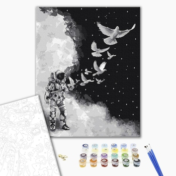 Картина по номерам Космос - Космічний політ