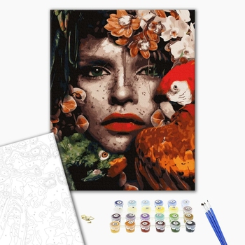 Картина по номерам Люди на картинах - Погляд амазонки