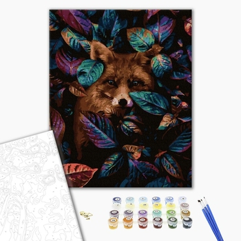 Картина по номерам Авторські колекції - Погляд лисиці