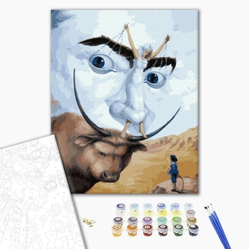 Картина по номерам Репродукції художників - Абстракція Далі