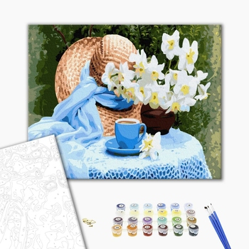 Картина по номерам Квіти - Весняні нарциси