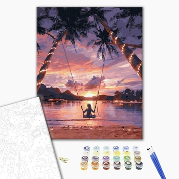 Картина по номерам Природа - Райське насолодження